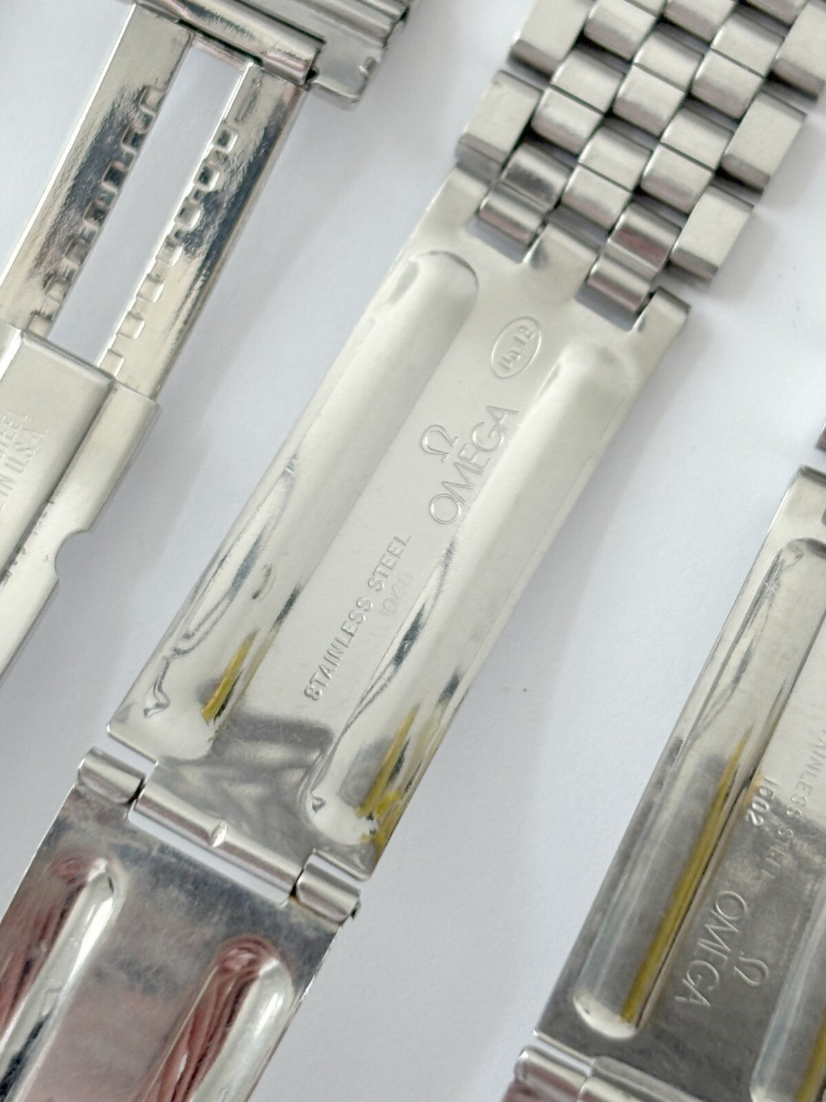lot of 15 vintage watch bracelets omega rolex tag heuer girard perregaux buckles
