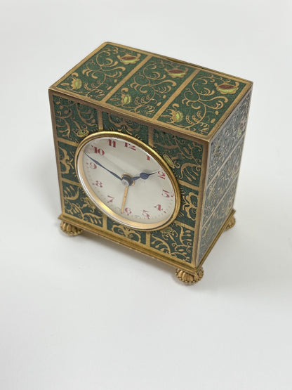 Zenith Enamel Alarm Clock PICK-A-PART Case Crystal Dial Hands Bezel Screws