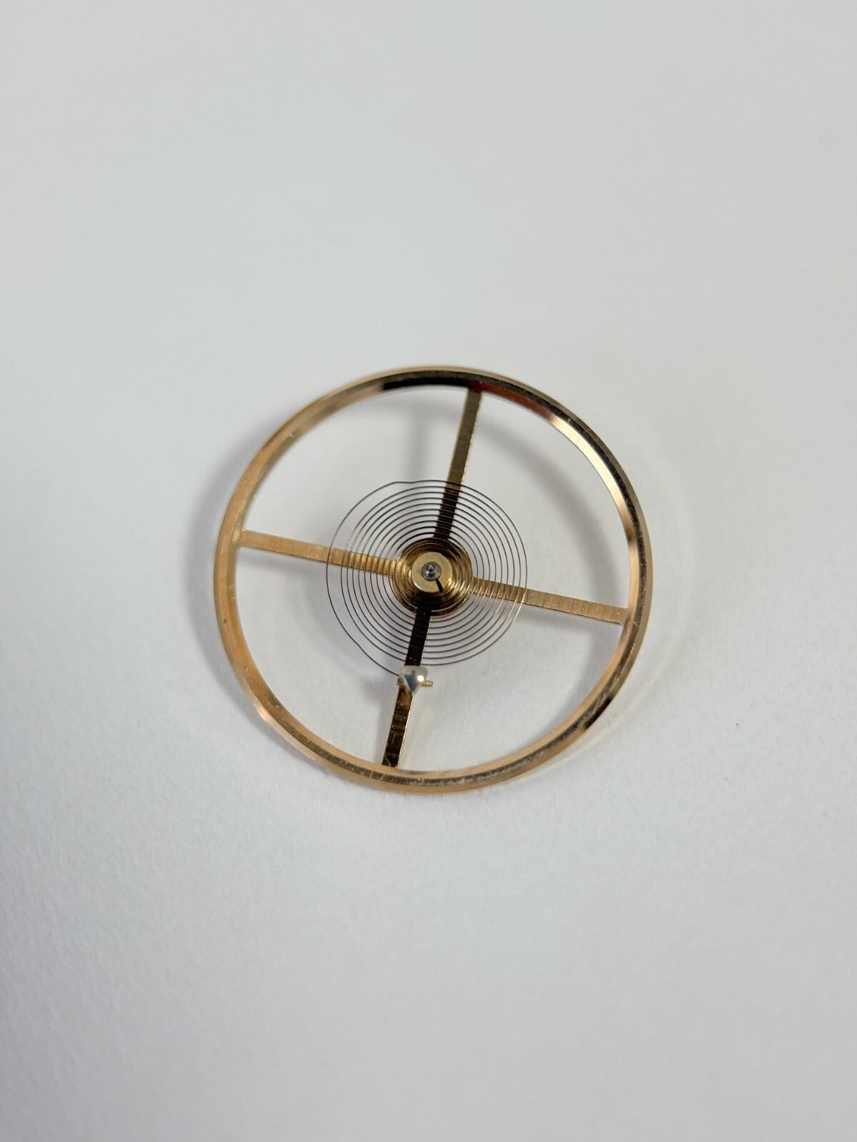 Omega Cal 550 Watch Movement Parts Dial Balance Spring Plate Fork Wheel Rotor 6
