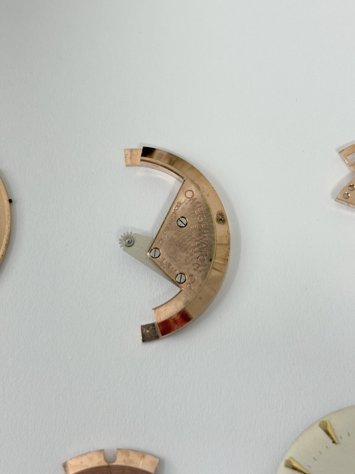 Omega Cal 351 Watch Parts Movement Balance Fork Wheel Spring 350 354 352 353 3