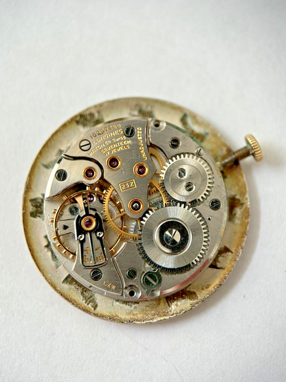 Runs & Sets Longines Cal 23Z Watch Movement, Dial & Hands - Used Watch Parts