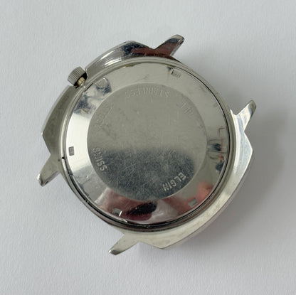 vtg elgin watch running parts/repair 43mm