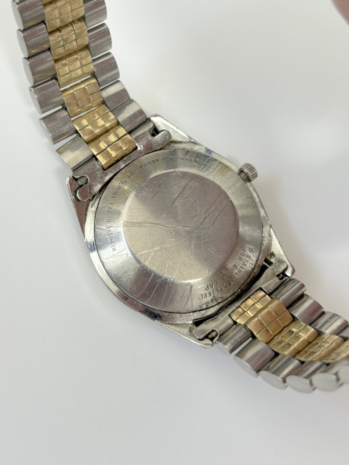 vtg wittnauer watch not running parts/repair 35.5mm