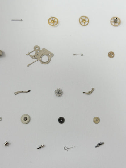 Vulcain Caliber 120 Movement Parts  Balance Fork Wheel Spring Bridge Dial Case