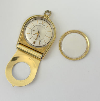 vtg jaeger lecoultre pocket watch alam cal k814 parts/repair
