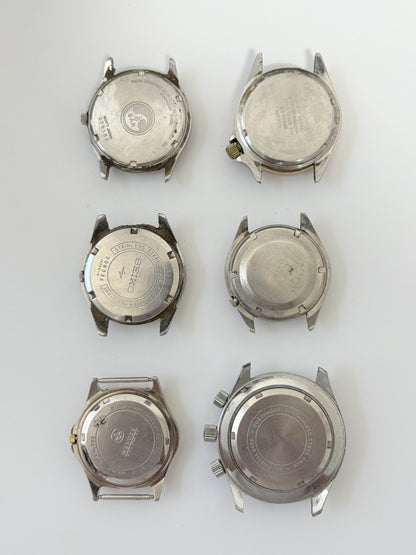 lot of watches seiko wenger elgin & other parts/repair