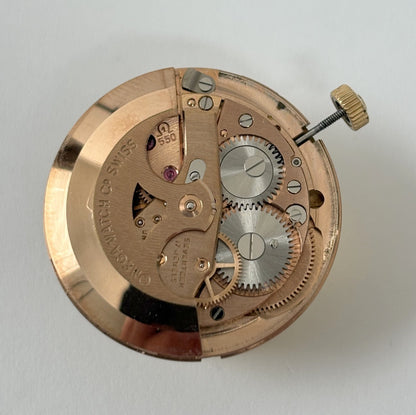 Omega Cal 550 Watch Movement Parts Dial Balance Spring Plate Fork Wheel Rotor 8