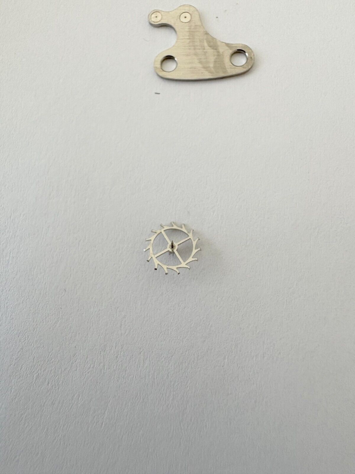 Jaeger LeCoultre Cal 229 Clock Movement Part Balance Fork Barrel Wheel Plates