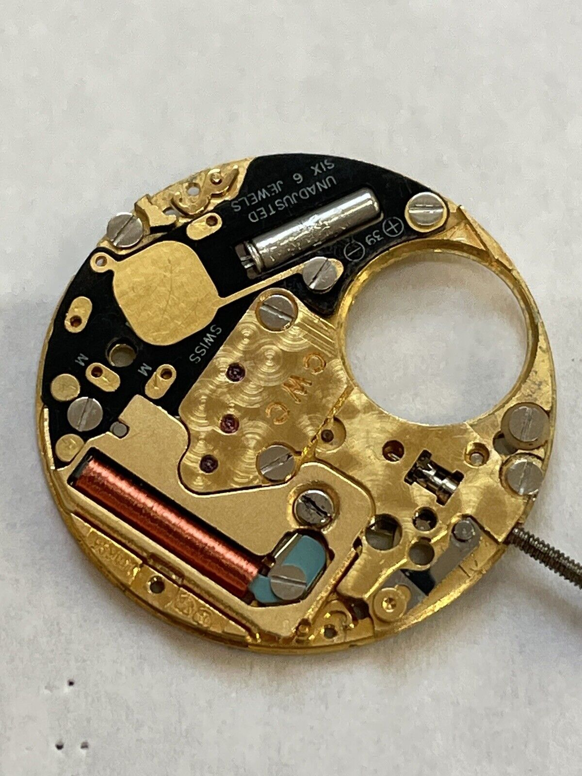 Concord Mariner watch part case movement crystal 18mm link crown stem hands dial - Used Watch Parts