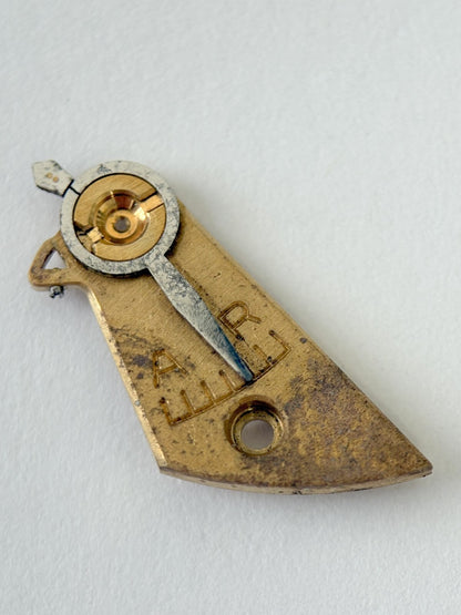 Omega Cal 284 Watch Movement Parts Balance Fork Spring Bridge Barrel Balance