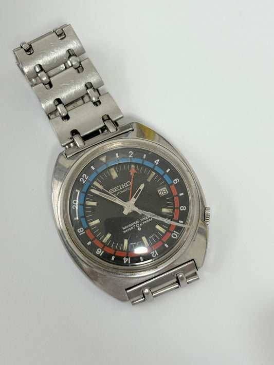seiko 6117-6410 navigator timer watch