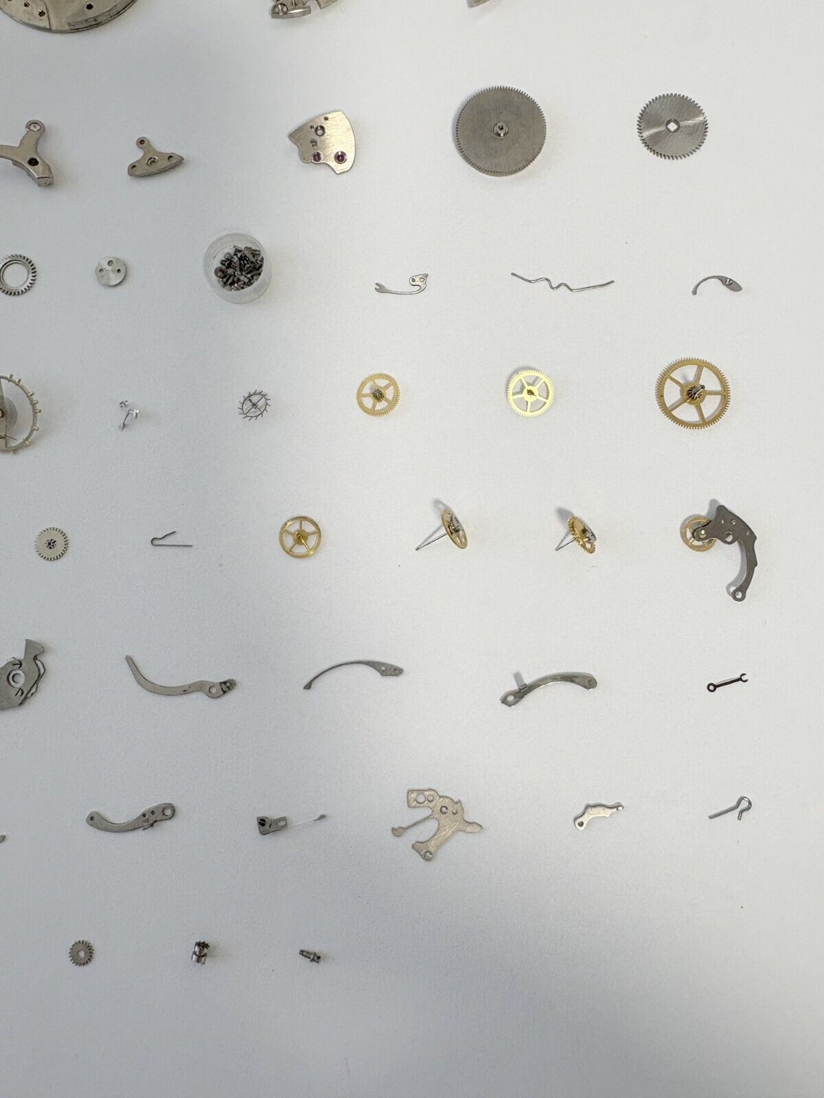 Venus Cal 188 Movement Part Balance Wheel Spring Barrel Fork Wakmann Breitling 2