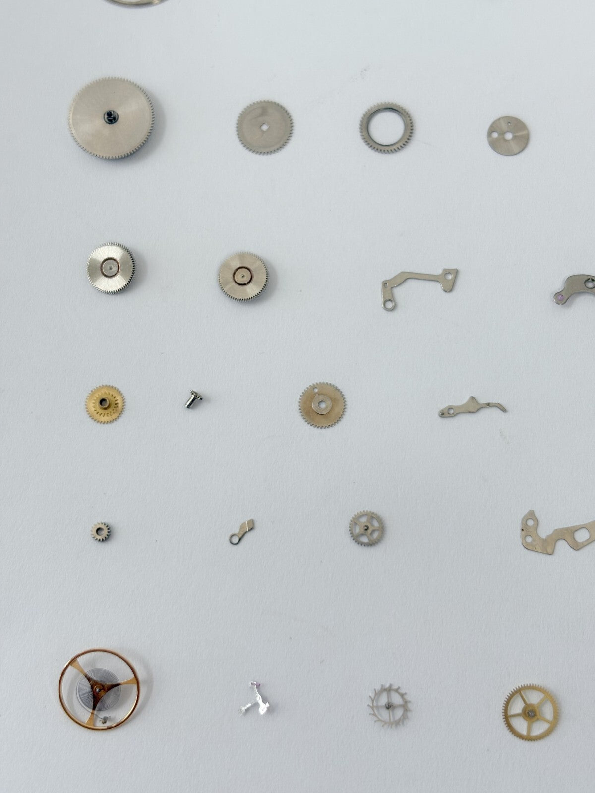 Zodiac Cal 70-72 Watch Movement Part Balance Fork Wheel Spring Bridge Disk Sea