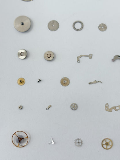 Zodiac Cal 70-72 Watch Movement Part Balance Fork Wheel Spring Bridge Disk Sea
