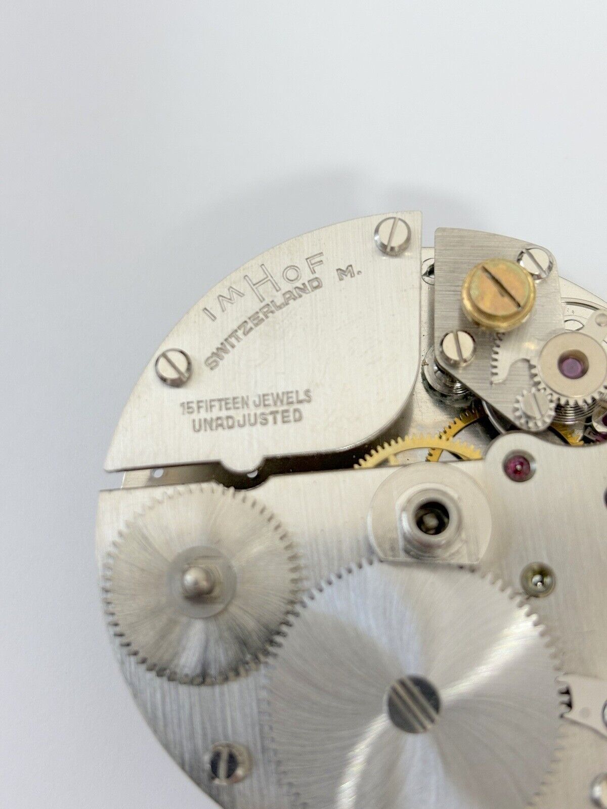IMHOF Caliber 544 Clock PICK-A-PART 8 Day Movement Wind Key Knob Balance Feet