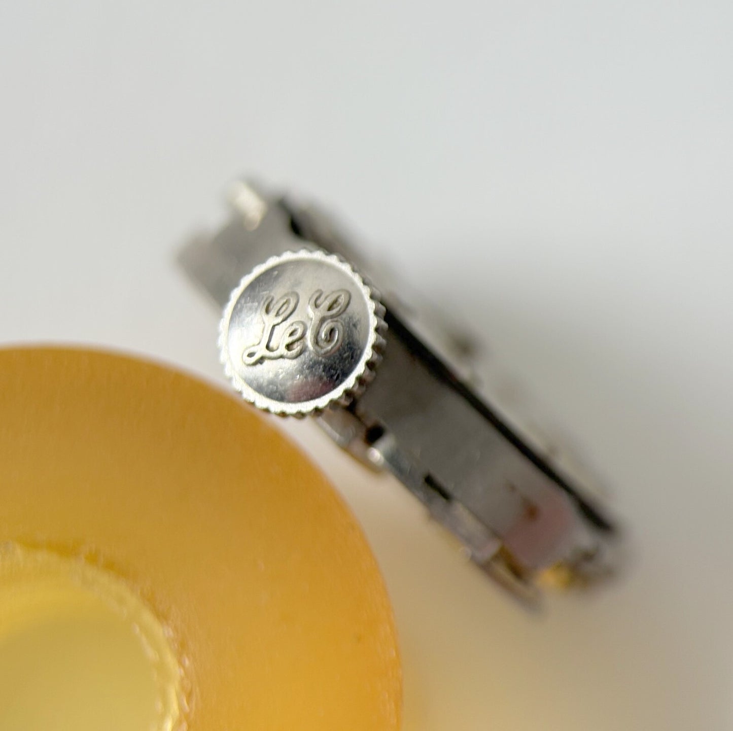 Jaeger Lecoultre Cal 490 / BW Watch Movement For Part Balance Fork Spring Bridge