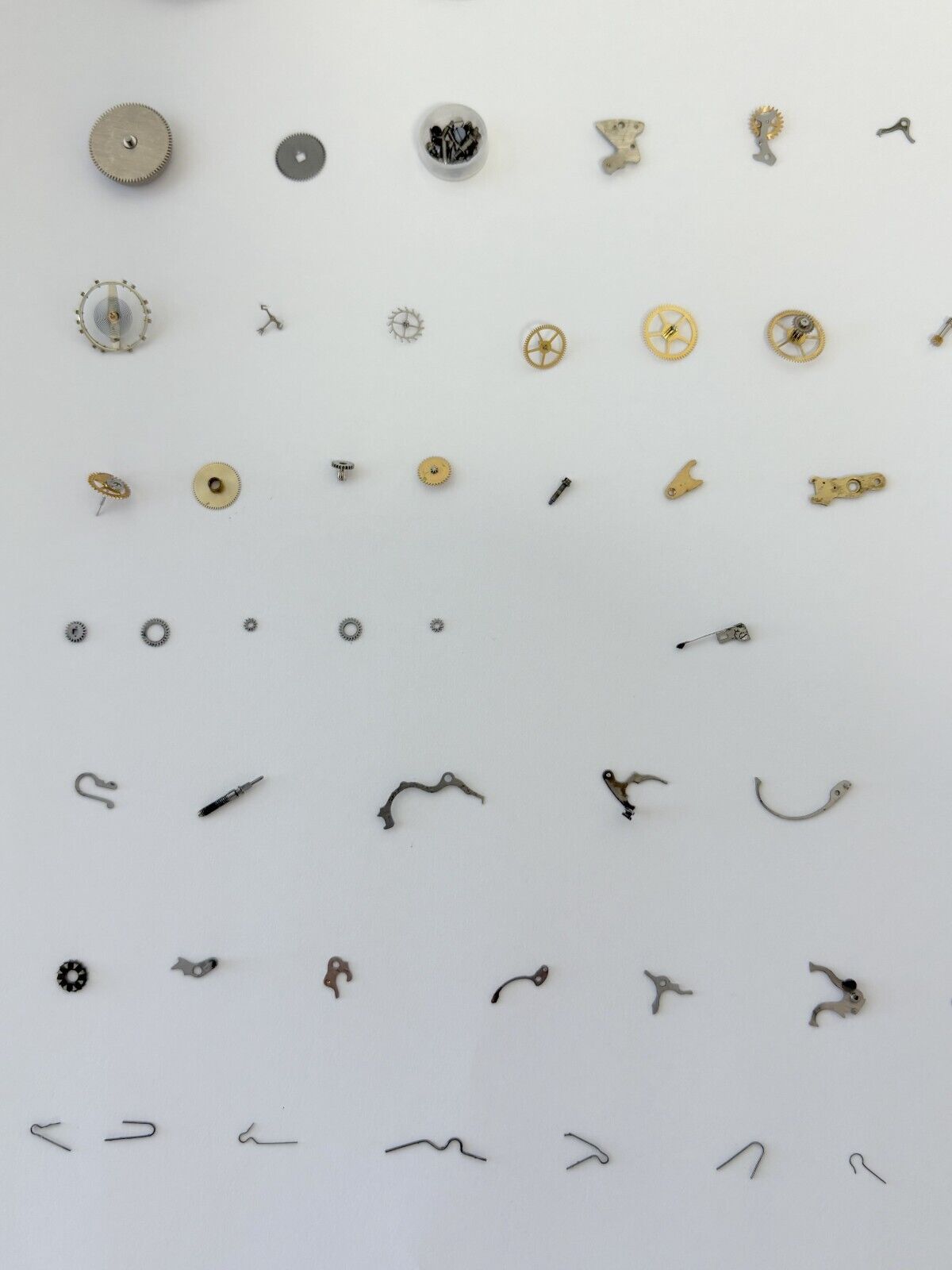 Venus Caliber 170 Movement Part Balance Wheel Spring Barrel Wakmann Breitling 2