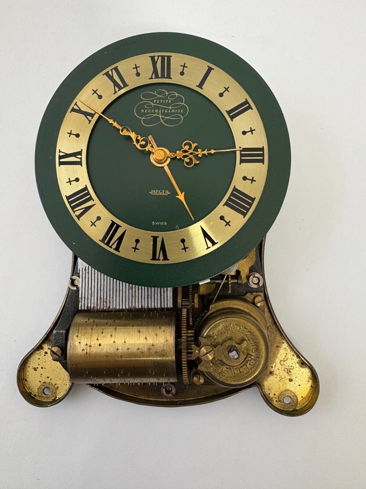 Jaeger Lecoultre Musical Alarm Clock PICK-A-PART movement Cal 211 Reuge Balance