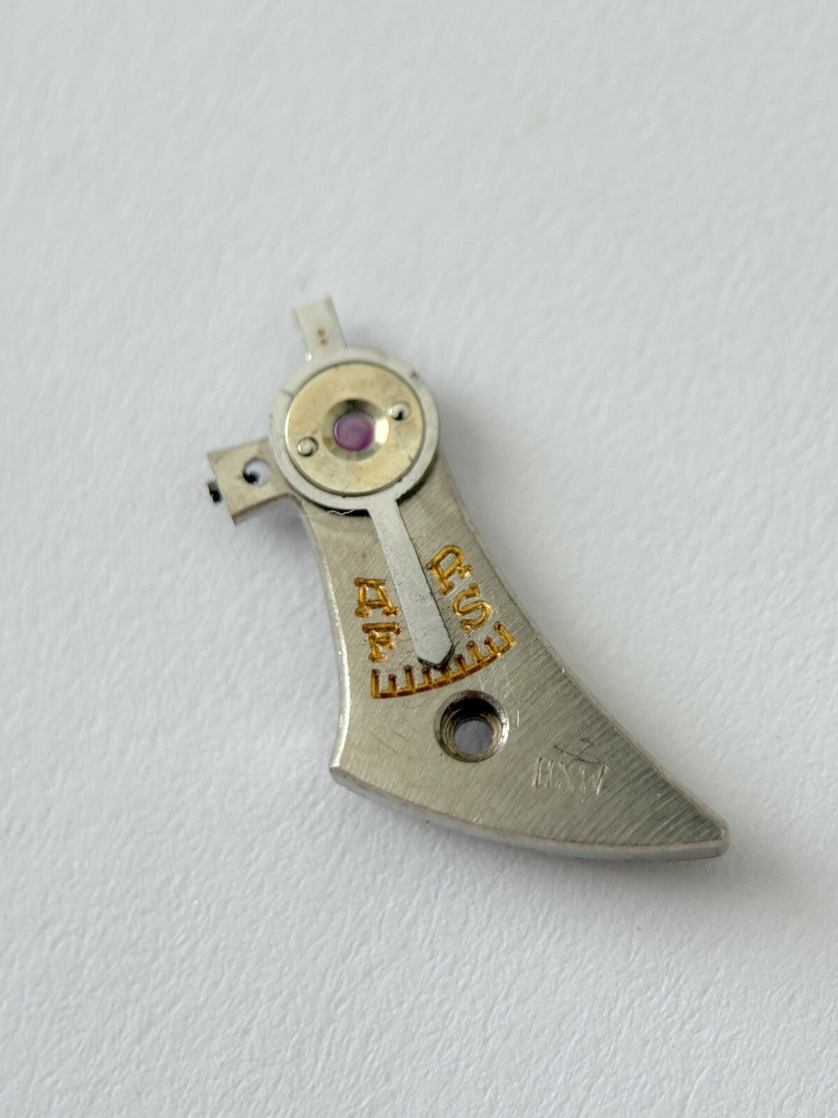 Venus Cal 175 Movement Part Balance Wheel Spring Bridge Fork Wakmann Breitling 2