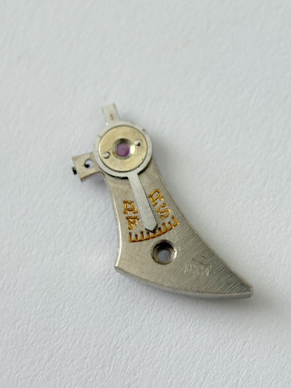 Venus Cal 175 Movement Part Balance Wheel Spring Bridge Fork Wakmann Breitling 2