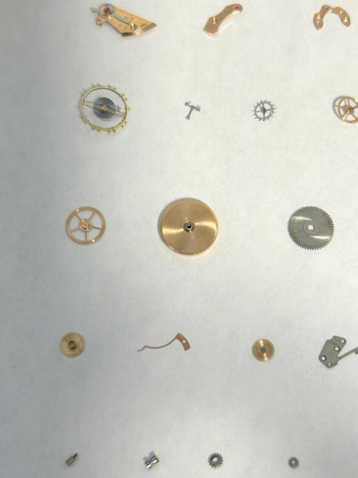 Omega Cal 370 Watch Movement Parts Dial Hands 28 28SC 360 371 372 28SC 360 361 - Used Watch Parts