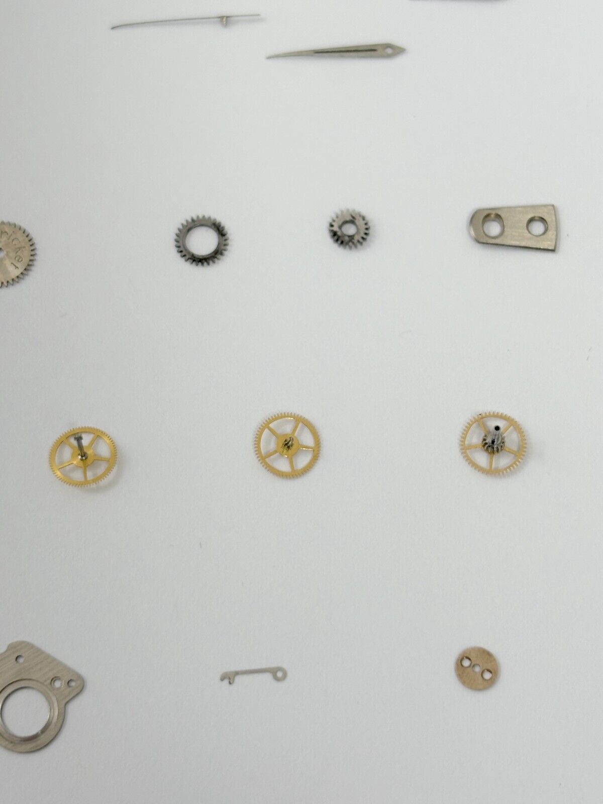 Vulcain Caliber 120 Movement Parts  Balance Fork Wheel Spring Bridge Dial Case