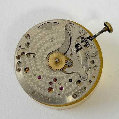 Mathey Tissot Cal 80 Watch Parts Movement Balance Fork Wheels Spring Bridge Dial