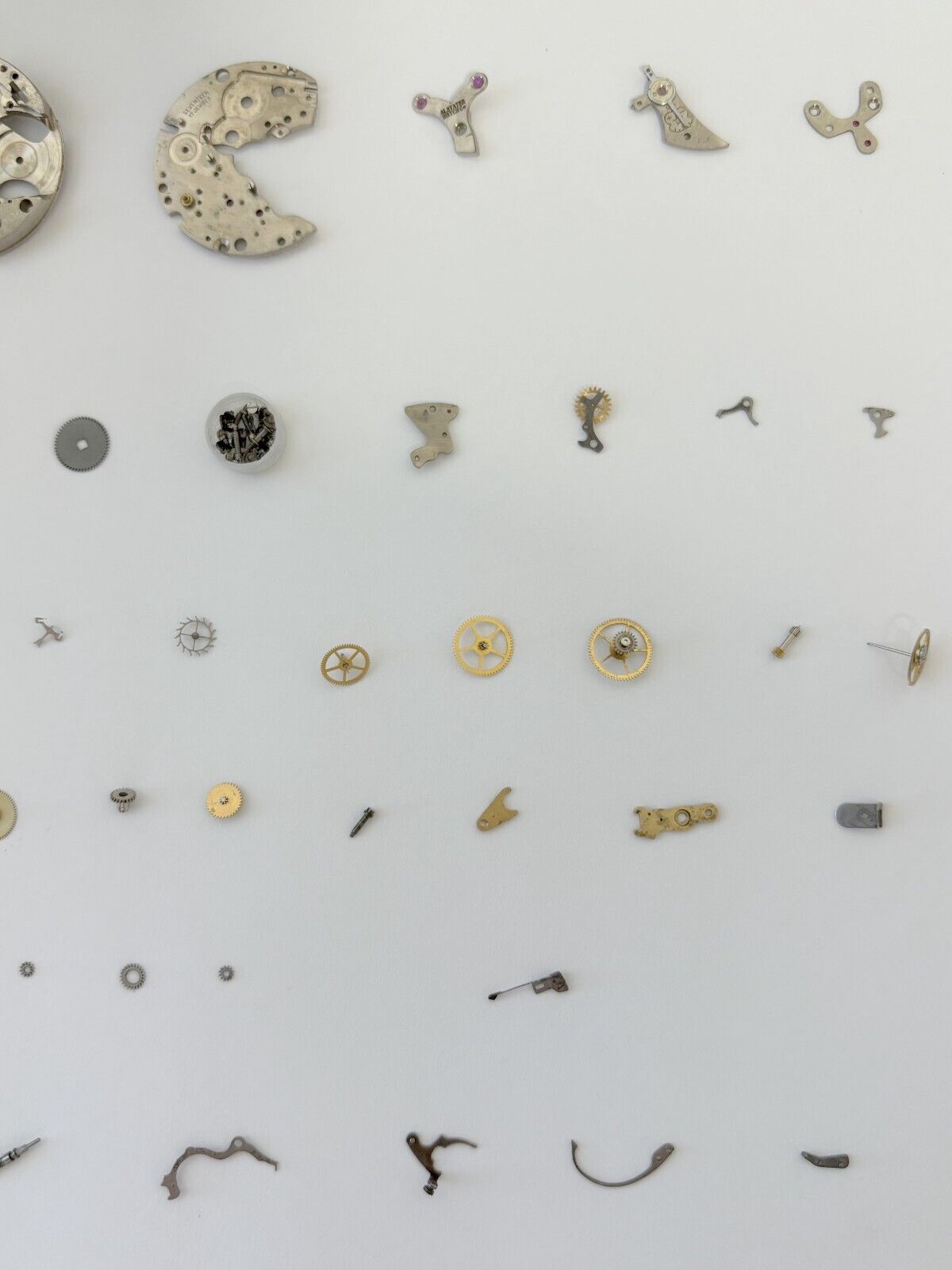 Venus Caliber 170 Movement Part Balance Wheel Spring Barrel Wakmann Breitling 2