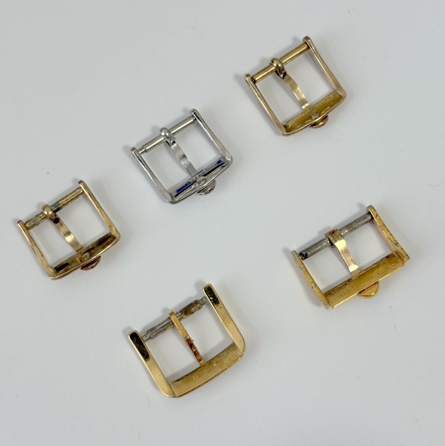Vtg omega watch buckles 13mm 14mm 16mm