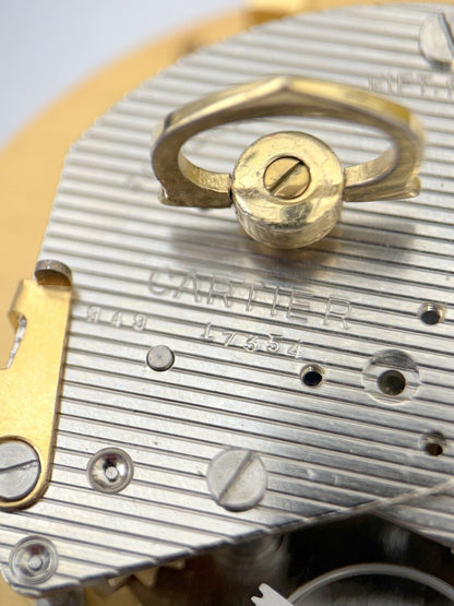 Cartier Caliber 949 8 Day Alarm Clock Mechanical Movement For Parts IMHOF Wind