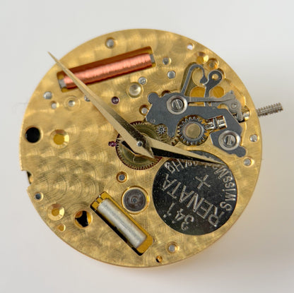 Runs & Sets ESA ETA Cal 959.001 Swiss quartz watch movement
