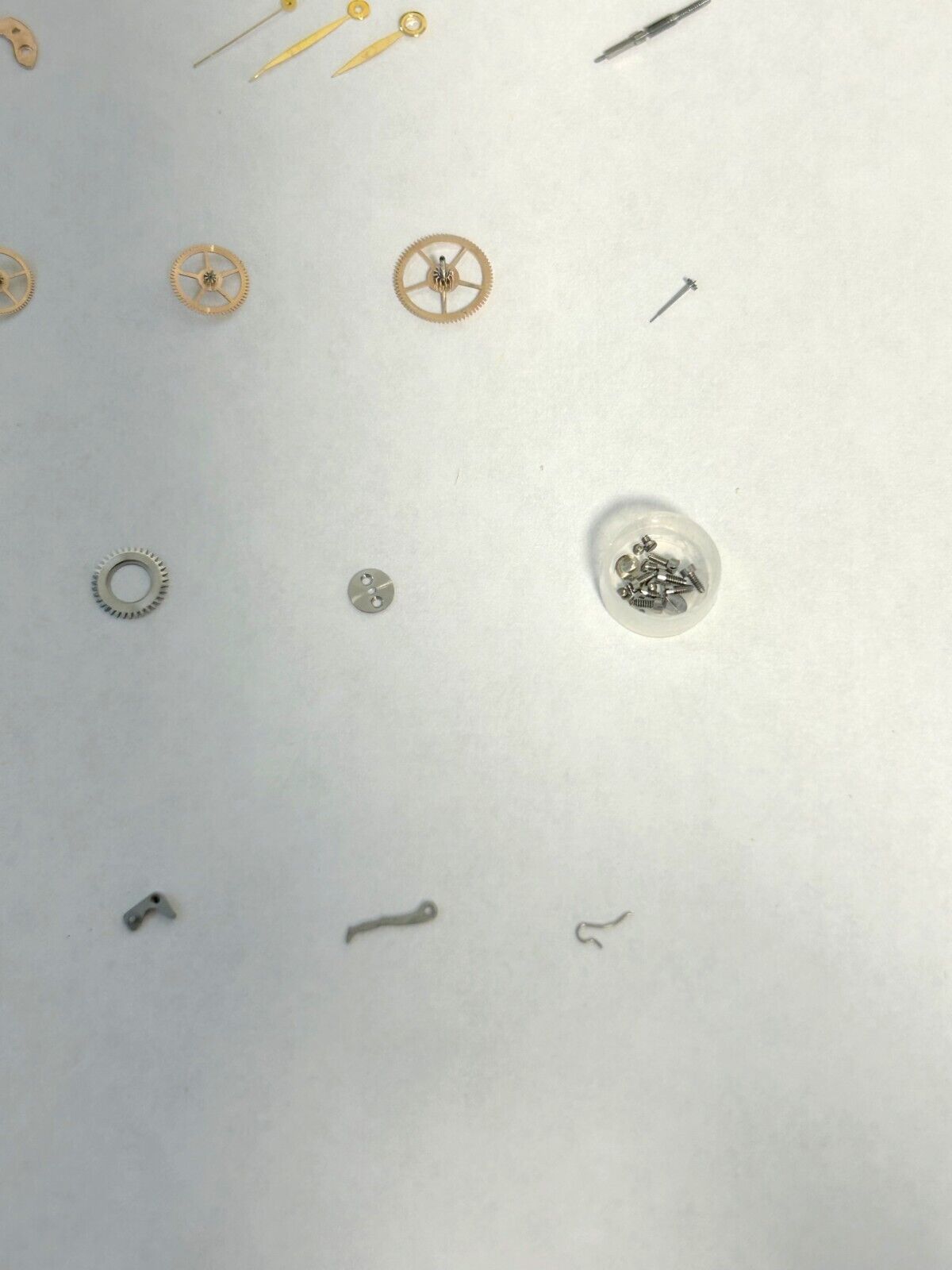 Omega Cal 370 Watch Movement Parts Dial Hands 28 28SC 360 371 372 28SC 360 361 - Used Watch Parts