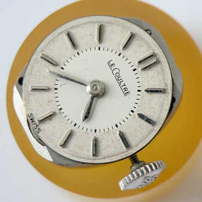 Jaeger Lecoultre Cal 490 / BW Watch Movement For Part Balance Fork Spring Bridge