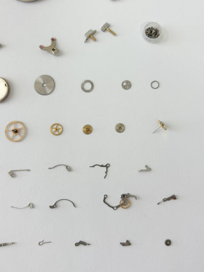 Venus Cal 175 Movement Part Balance Wheel Spring Bridge Fork Wakmann Breitling 2