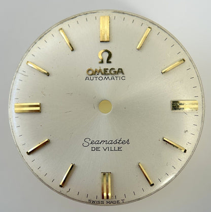 Omega Cal 550 Watch Movement Parts Dial Balance Spring Plate Fork Wheel Rotor 4