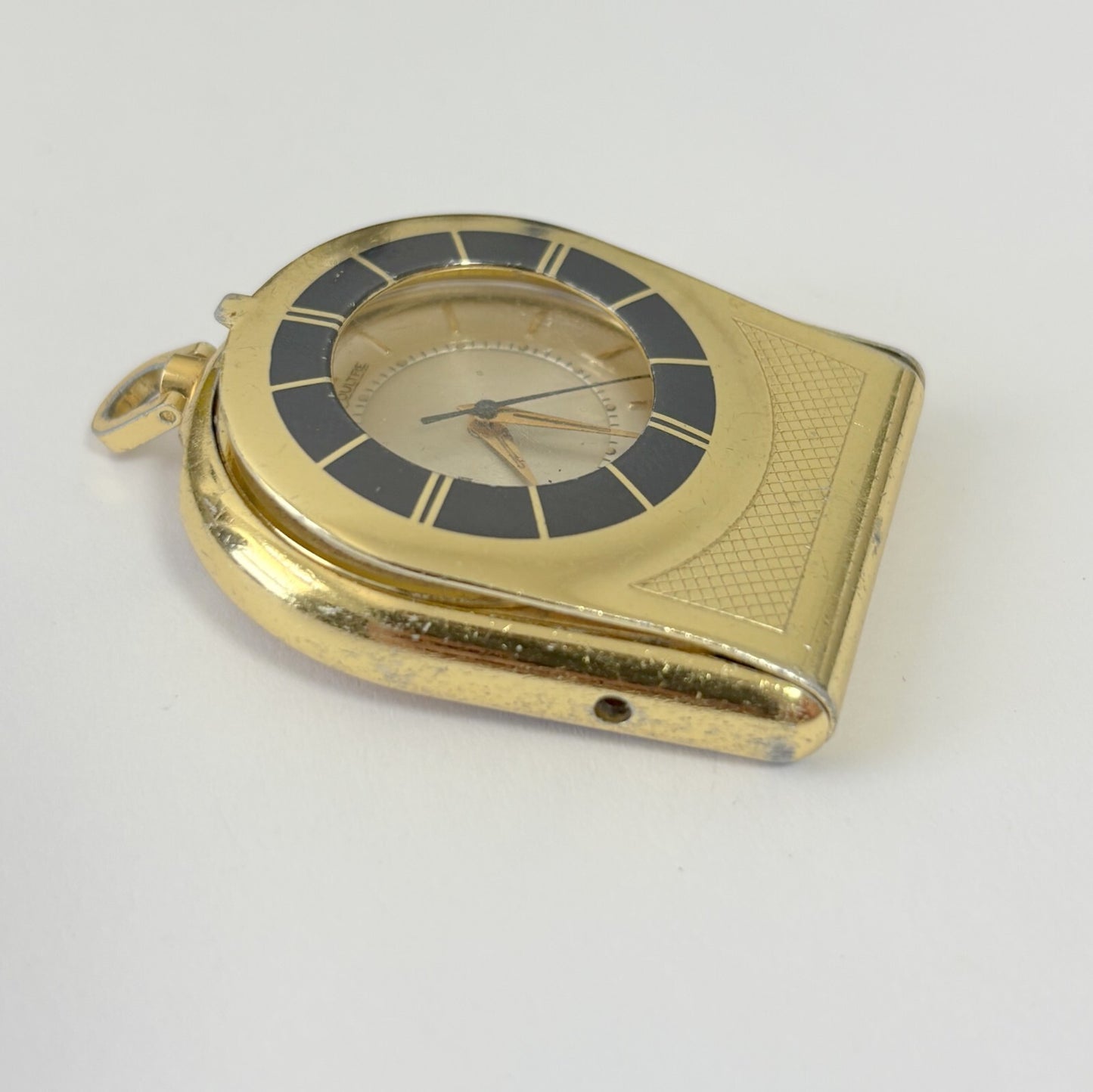vtg jaeger lecoultre pocket watch alam cal k814 parts/repair
