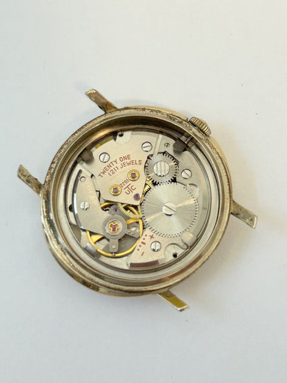 Waltham Cal UTC 2291 Watch Parts Movement Balance Spring Dial Hand Case Back