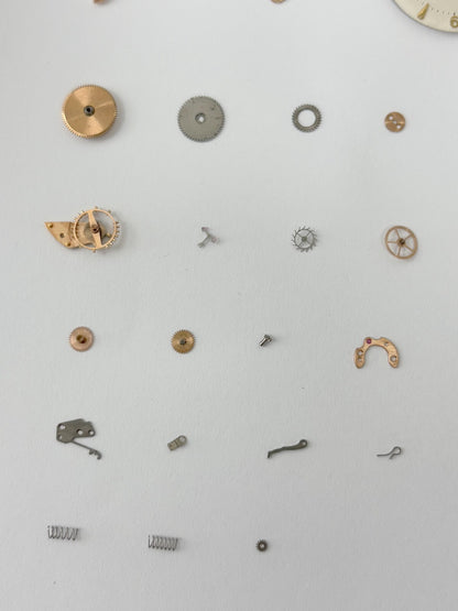 Omega Cal 351 Watch Parts Movement Balance Fork Wheel Spring 350 354 352 353 3