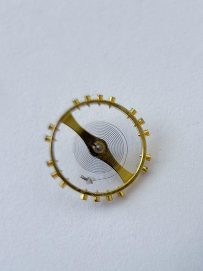 Jaeger LeCoultre Cal 814 Memovox Alarm Movement Part Balance Fork Barrel Wheel
