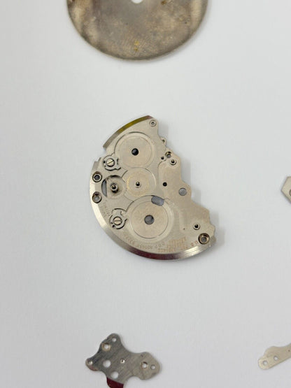 Vulcain Caliber 120 Movement Parts  Balance Fork Wheel Spring Bridge Dial Case