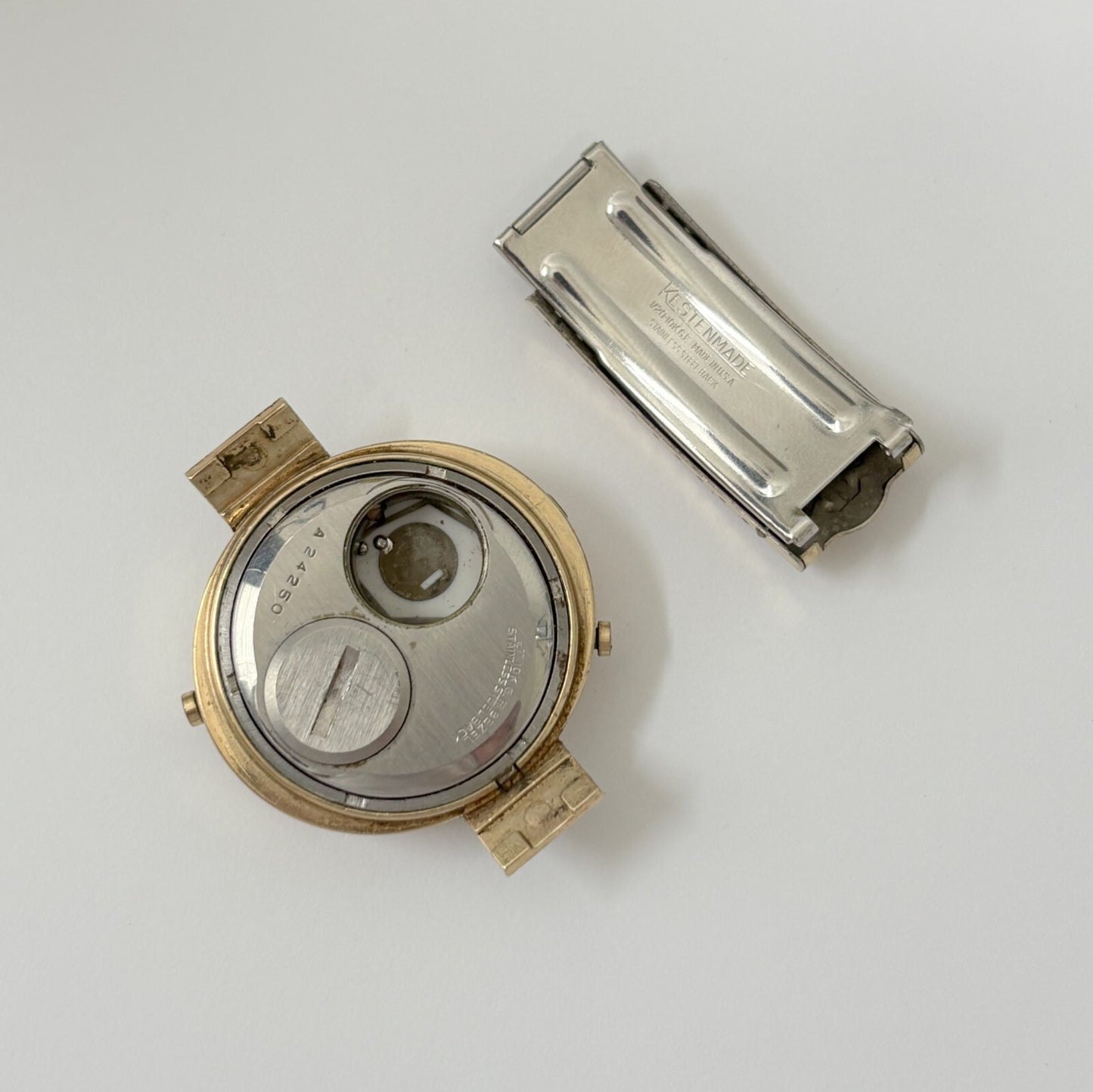 vtg jaeger lecoultre led not tested for parts/repair