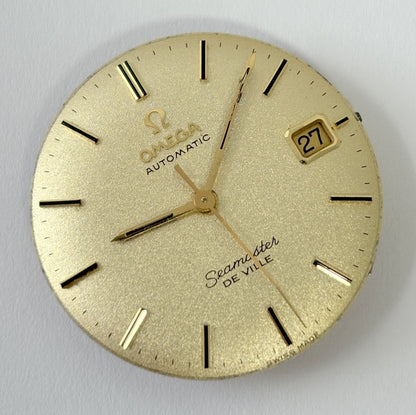Omega Cal 563 Watch Parts Movement Calendar Disk Fork Wheels Springs Bridge 6