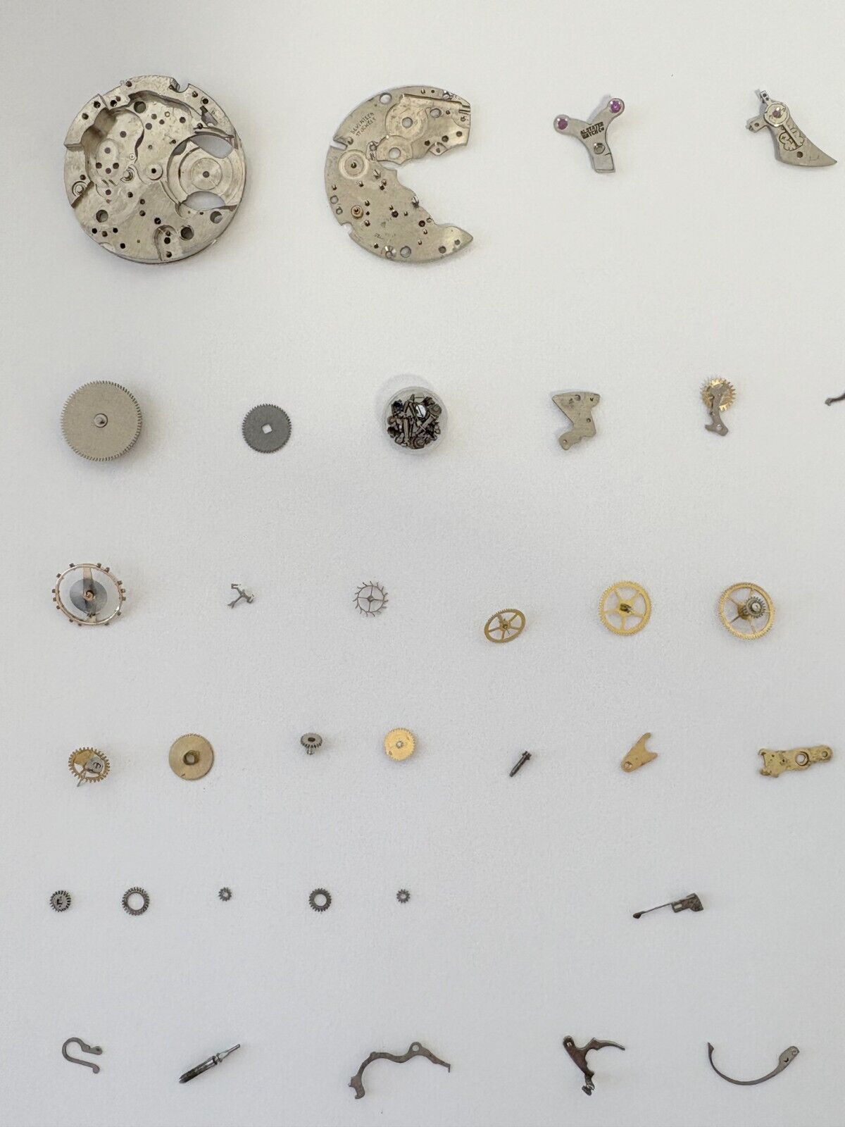 Venus Caliber 170 Movement Part Balance Wheel Spring Barrel Wakmann Breitling 2