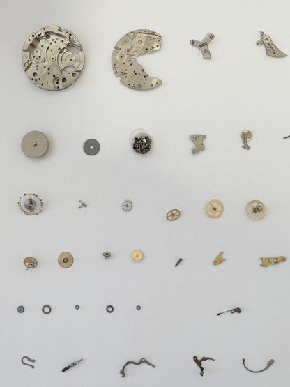 Venus Caliber 170 Movement Part Balance Wheel Spring Barrel Wakmann Breitling 2