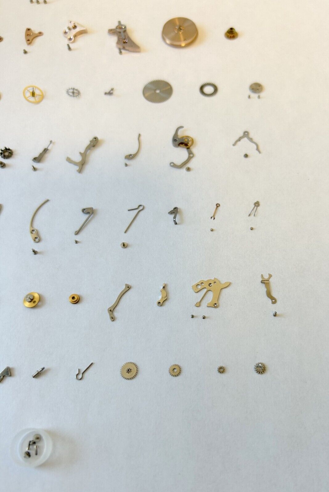 Venus Cal 178 Movement Part Balance Wheel Spring Barrel Bridge Wakmann Breitling - Used Watch Parts