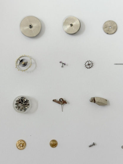 Vulcain Caliber 120 Movement Parts  Balance Fork Wheel Spring Bridge Dial Case
