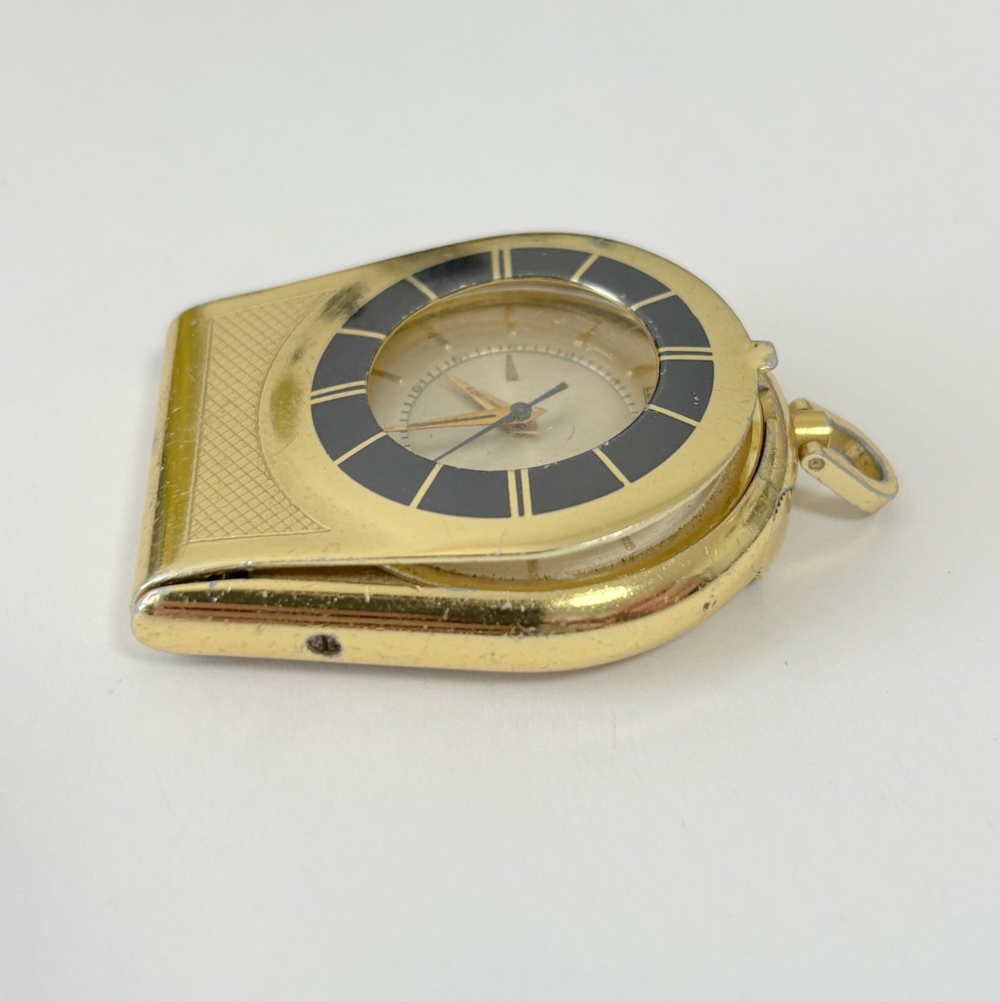 vtg jaeger lecoultre pocket watch alam cal k814 parts/repair