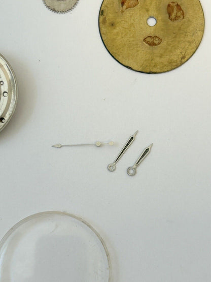 BUSTED FOR PARTS/REPAIR GS-06S-4804 Bulova Benrus Lugran watch military Vietnam - Used Watch Parts