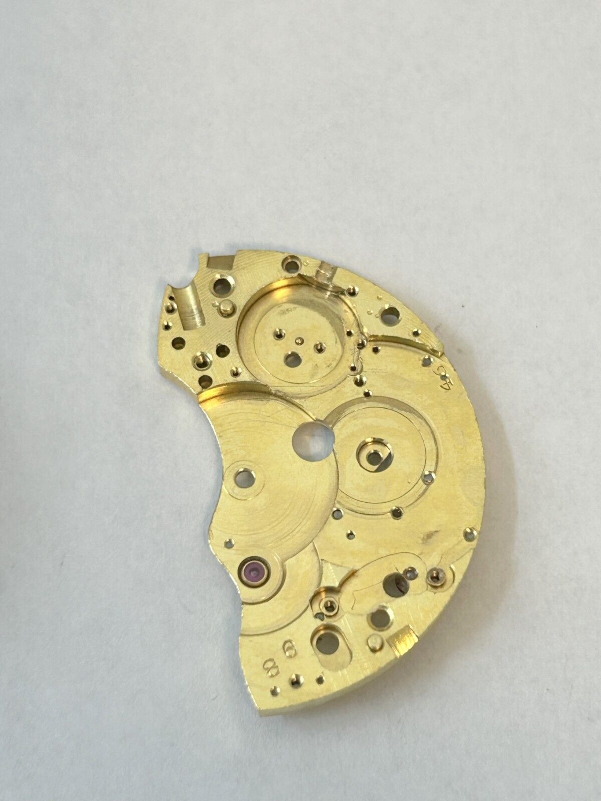 Landeron Monopusher Chronograph Watch Movement Parts Cal 2 3 15 Dial Hands Sub - Used Watch Parts