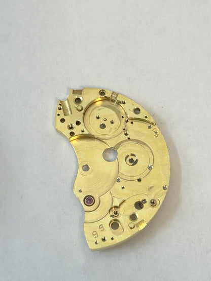 Landeron Monopusher Chronograph Watch Movement Parts Cal 2 3 15 Dial Hands Sub - Used Watch Parts